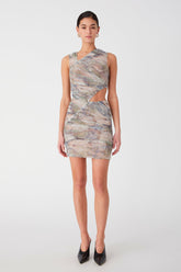 Misha Itzel Mini Dress - Dream Print
