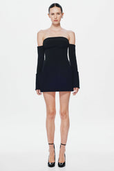 Misha Riptide Mini Dress - Black